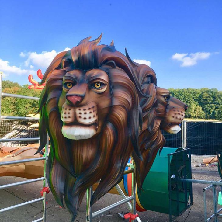 Chinese Lion Lantern