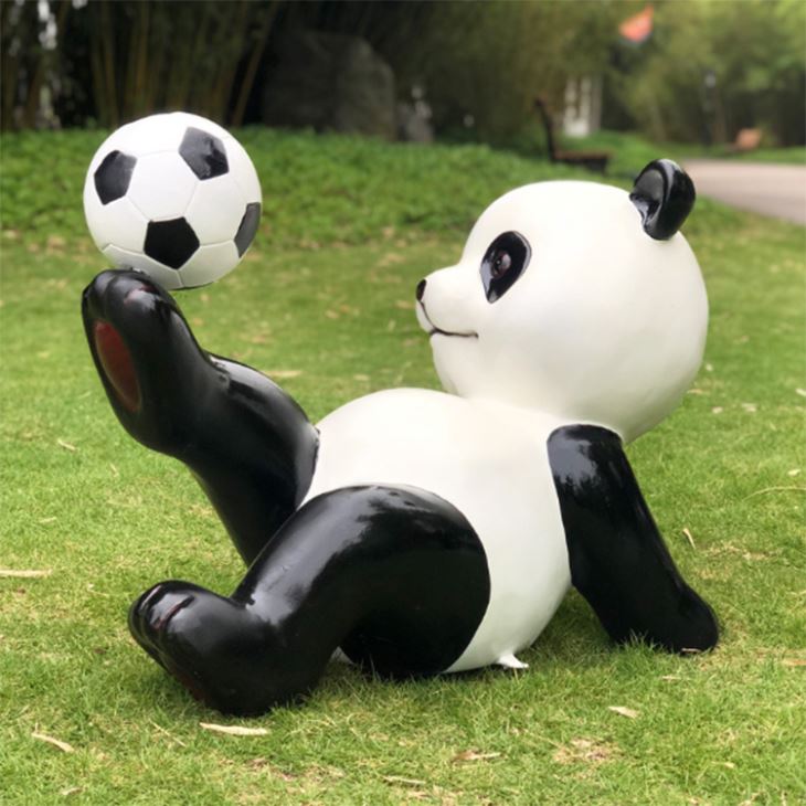 Life SizeLarge Fiberglass Panda Animal Statues