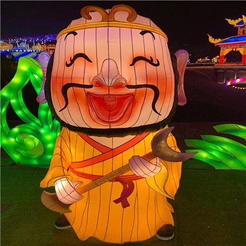 Xitoyning Yangi yil bezaklari Led festivali Ipak chiroqchasi