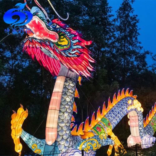 Ochiq suv o'tkazmaydigan Xitoy Yangi yil ipak chiroqlari festivali